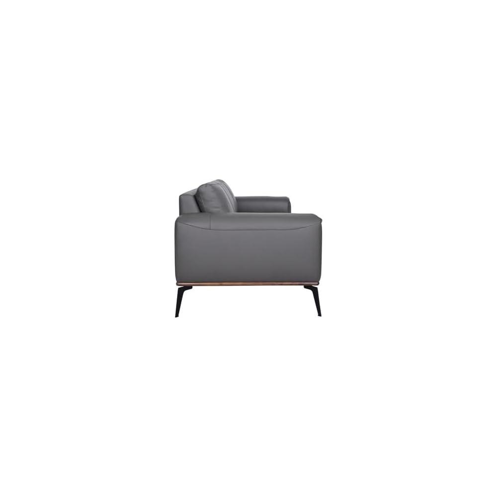 Porter Designs Pietro Top Grain Leather Sofa - Gray