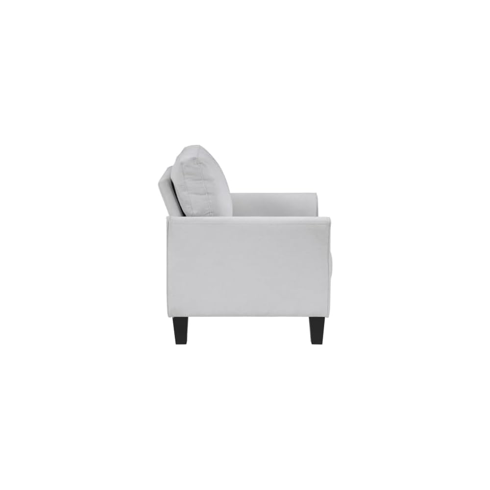 Lexicon Aliana Textured Fabric Chair in Gray
