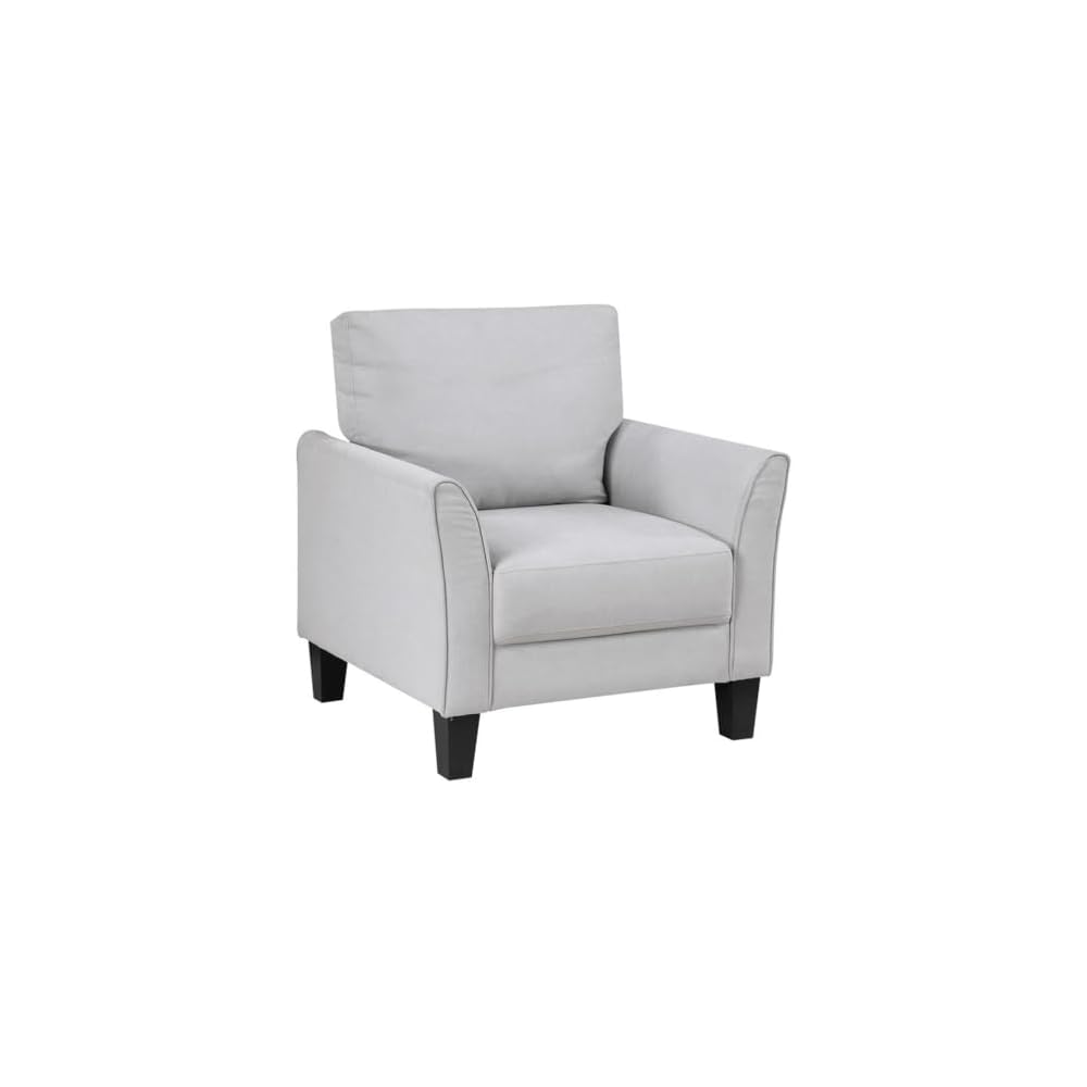 Lexicon Aliana Textured Fabric Chair in Gray