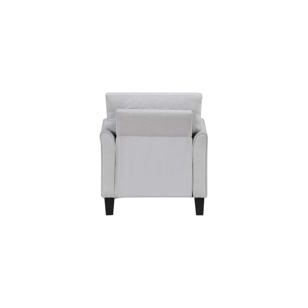Lexicon Aliana Textured Fabric Chair in Gray