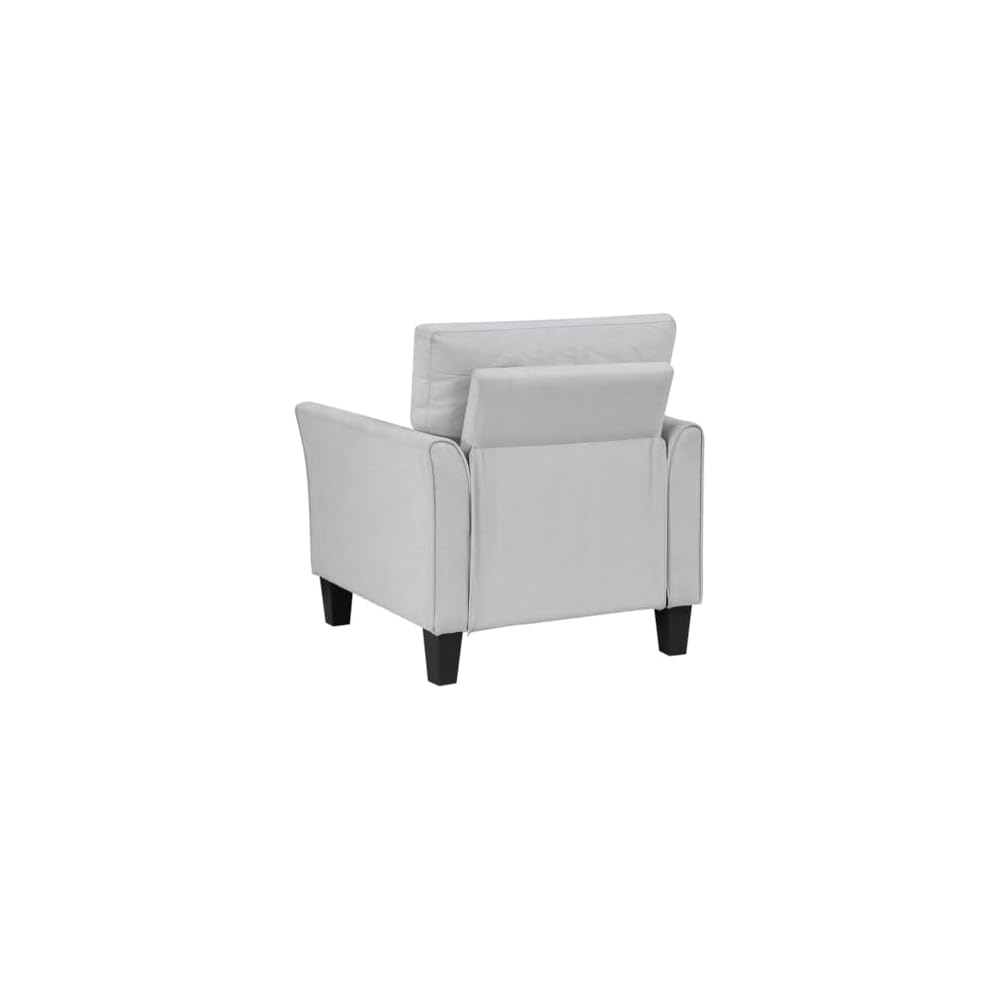 Lexicon Aliana Textured Fabric Chair in Gray