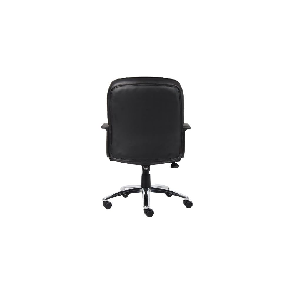 BOSS Office Products Chairs Executive Seating, 28.5 inches x 27 inches x 38.5 inches, Black