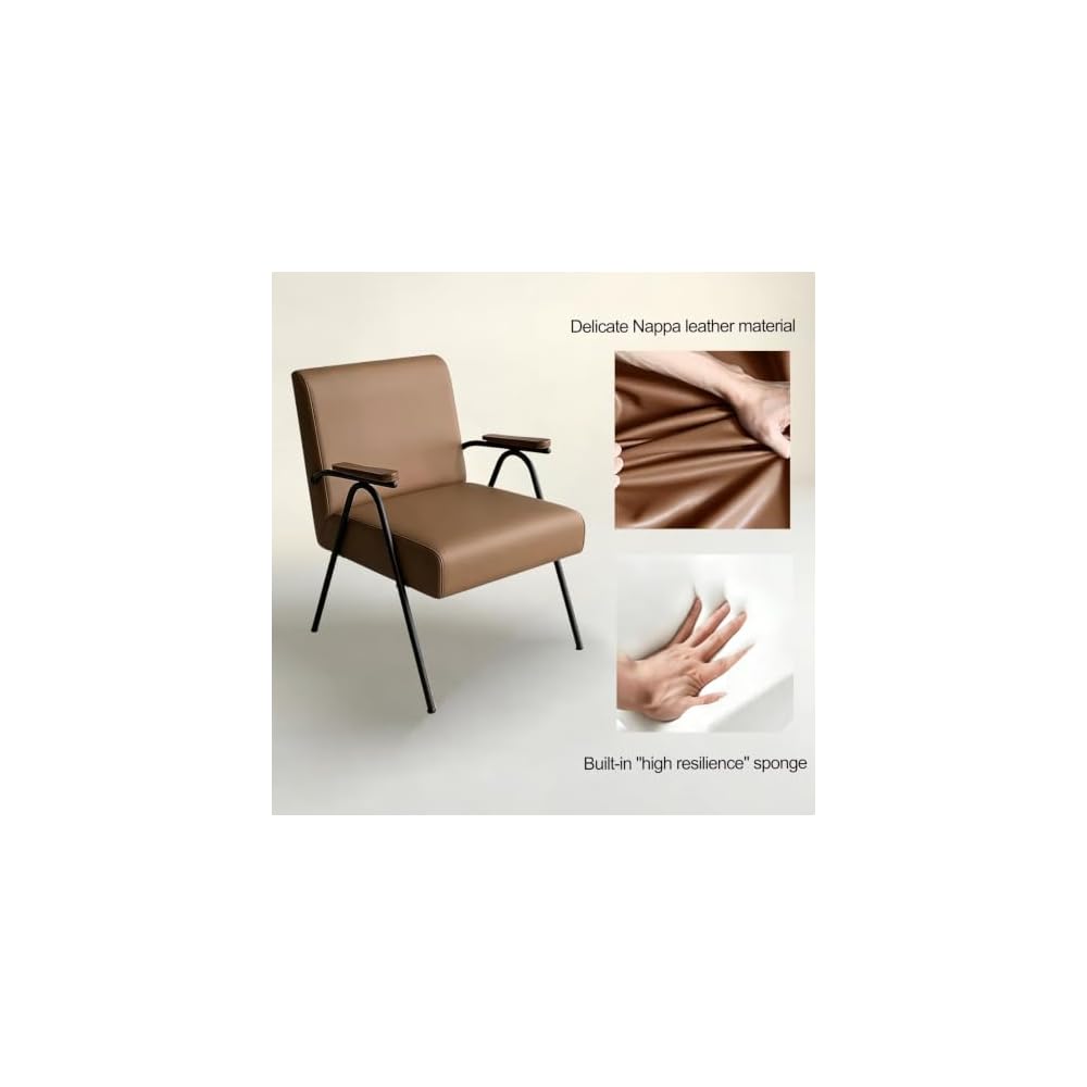 Industrial Accent Armchair Mid-Century Modern Chairs Leisure Reading Chair