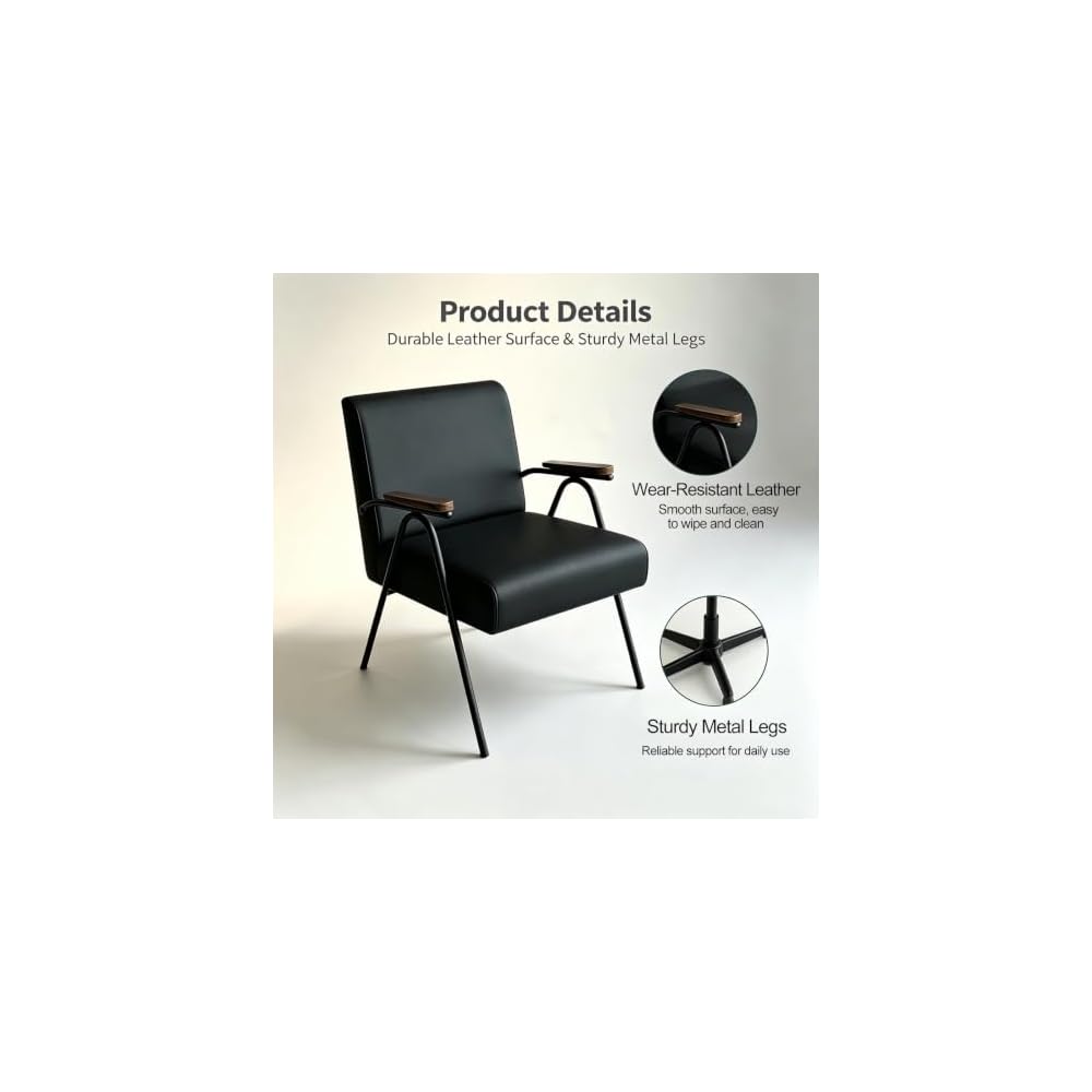 Industrial Accent Armchair Mid-Century Modern Chairs Leisure Reading Chair