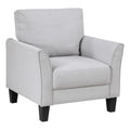 Lexicon Aliana Textured Fabric Chair in Gray