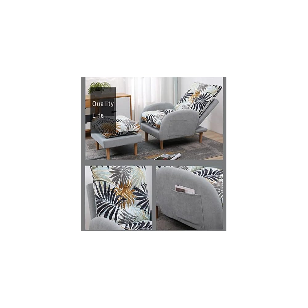 Adjustable Recliner Armchair with Footstool 3 Position Sofa Chair 150KG Weight Capacity Perfect for Living Room & Bedroom Comfort