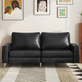 Esright 79" Faux Leather Couch for Living Room, Loveseat Small Sofa